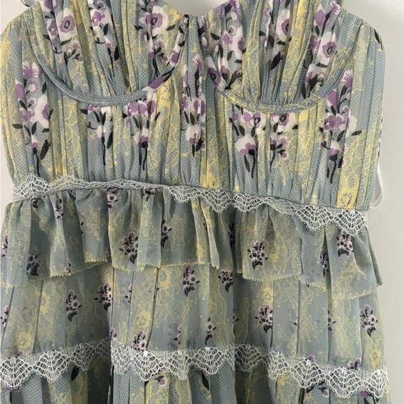 Self-Portrait Multicolor Floral Dress - Picture 2 of 5